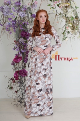 П524 Платье "Нежный тюльпан"  (1500руб)