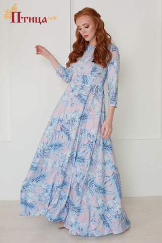 П638 Платье "Облако"  с длинным рукавом (2310руб)