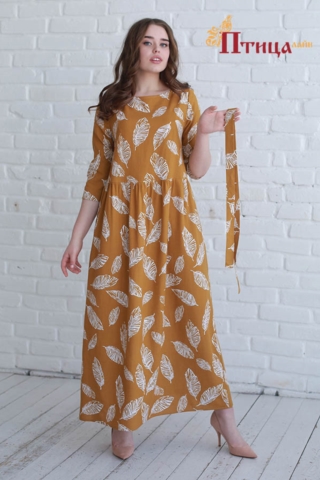 П726 платье "Рожь"(40-52) (1500руб)