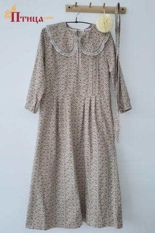 П960 Платье "Корица" (54-62) (6800руб)