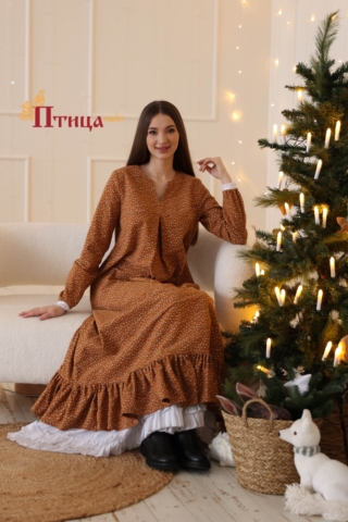 П988 Платье "Травушка" (54-62) (6500руб)